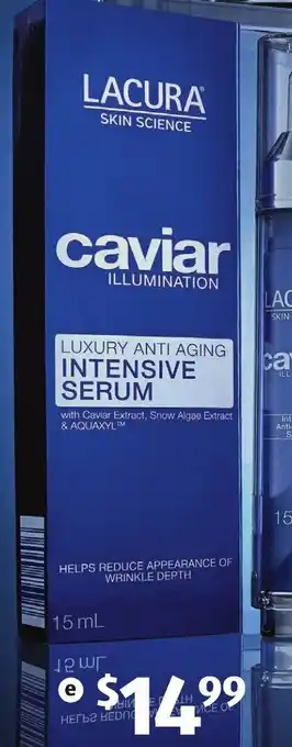 ALDI Caviar Illumination Intensive Anti-Wrinkle Serum 15ml offer