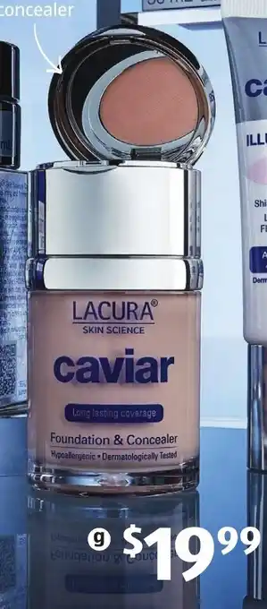 ALDI Caviar Long Lasting Anti-Aging Foundation with Concealer 50ml offer