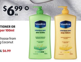 ALDI Vaseline Body Lotion 750ml offer