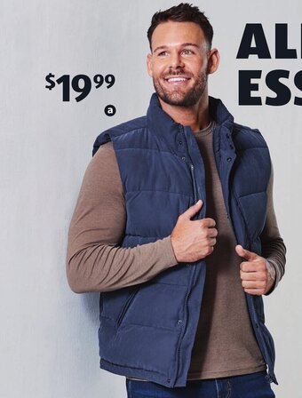 ALDI Men's Puffer Vest offer
