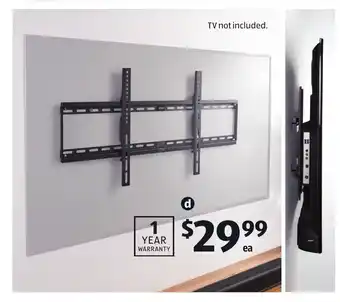 ALDI Low Profile TV Bracket offer