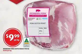 ALDI Ironbark Pork Scotch Roast offer