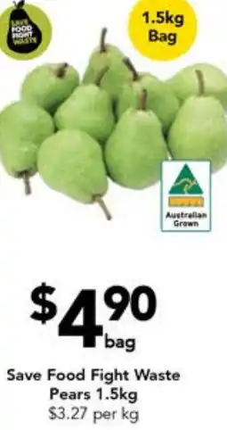 Drakes Save Food Fight Waste Pears offer