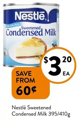 Foodworks Nestlé Sweetened Condensed Milk offer