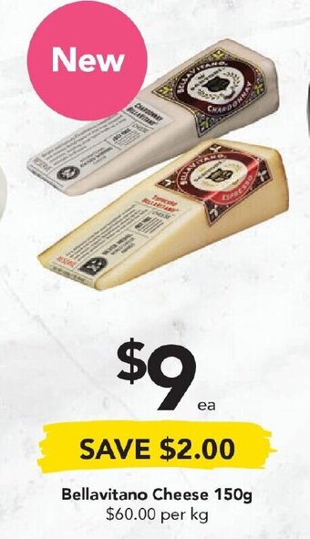Drakes Bellavitano Cheese 150g offer
