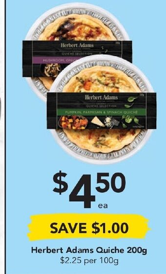 Herbert Adams Quiche 200g