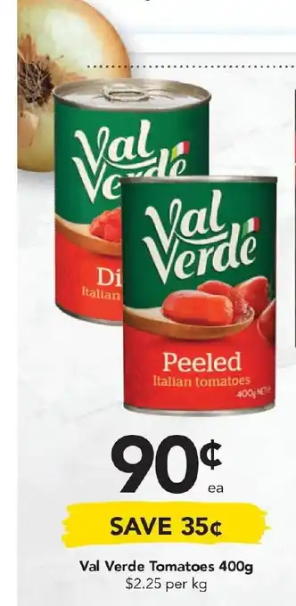 Drakes Val Verde Tomatoes 400g offer