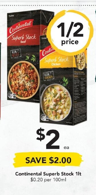 Drakes Continental Superb Stock 1lt offer