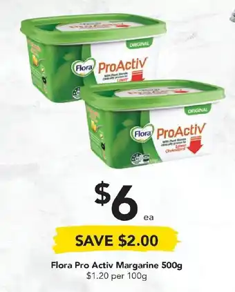 Drakes Flora Pro Activ Margarine 500g offer