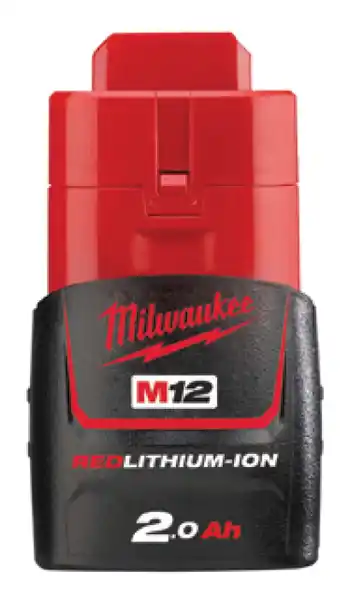 Toolmart Milwaukee m12 redlithium-ion batteries - 2.0ah compact offer