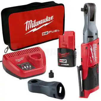 Toolmart Milwaukee m12 fuel 3/8” impact ratchet kit offer