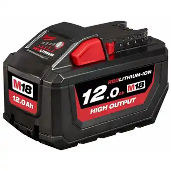 Toolmart Milwaukee m18 redlithium-ion high output batteries - 12.0ah offer