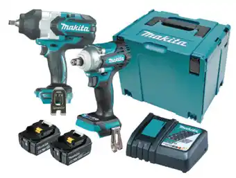 Toolmart Makita 18v 2 pce brushless impact wrench combo kit offer