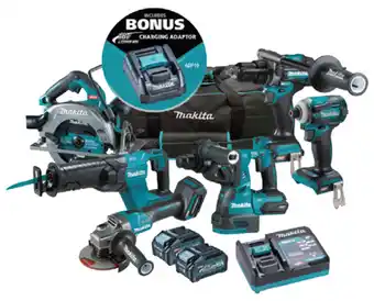 Toolmart Makita 40v max brushless 6 pce combo kit offer