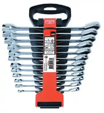 Bahco 12 pce ratcheting combination spanner set