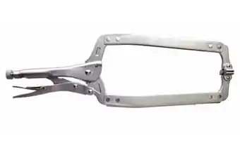 Eclipse locking plier - 450mm c clamp with swivel pads