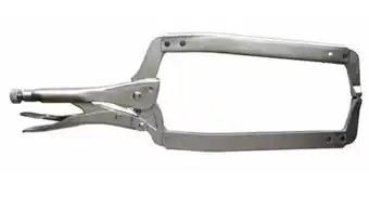 Toolmart Eclipse locking plier - 610mm c clamp regular tips offer