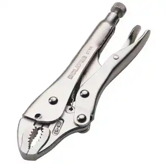 Toolmart Eclipse locking plier - 175mm curved jaw with cutter offer