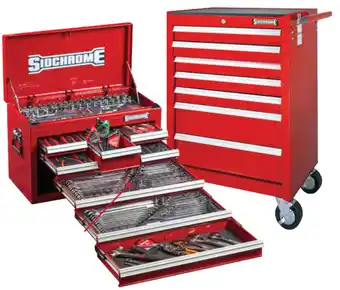Toolmart Sidchrome 262 pce tool kit met/ af - red offer