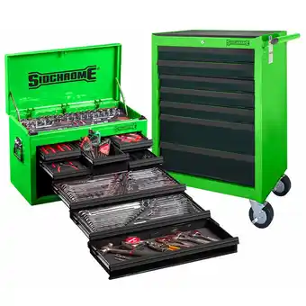 Toolmart Sidchrome 262 pce tool kit met/ af - green offer