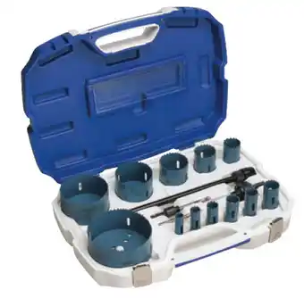 Toolmart Bordo 16 pce plumber’s pipe bi-metal hole saw kit offer