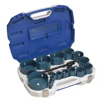 Toolmart Bordo 19 pce bi-metal industrial hole saw kit offer