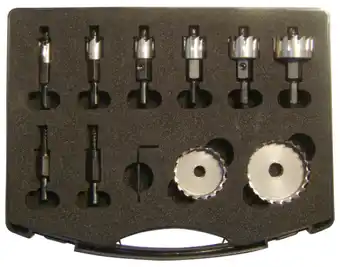Toolmart Dymaxion 8 pce hss metal hole saw set offer