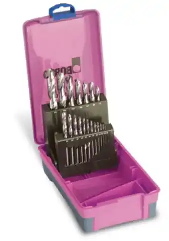 Toolmart Bordo hss cobalt metric drill set 19 pce 1-13mm offer