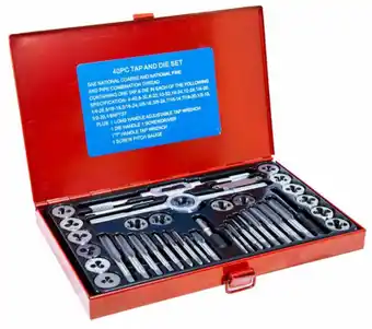 Toolmart Renegade 40 pce tap & die set unc/unf offer