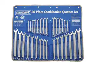 Toolmart Kincrome 30 pce combo spanner set af/ met offer