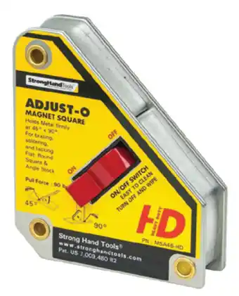 Toolmart Stronghand tools heavy duty adjust-o magnet squares - 75kg pull force offer