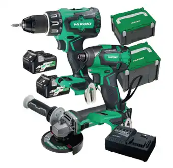 Toolmart Hikoki 18v 3 pce brushless combo tool kit offer