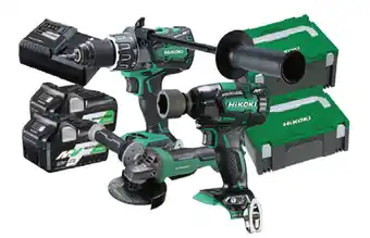 Toolmart Hikoki 36v 3 pce multivolt brushless combo tool kit offer