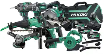 Toolmart Hikoki 36/18v 8 pce multivolt combination pack offer