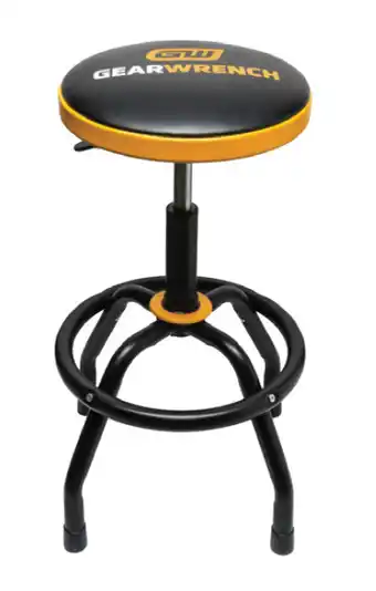 Gearwrench adjustable height swivel shop stool