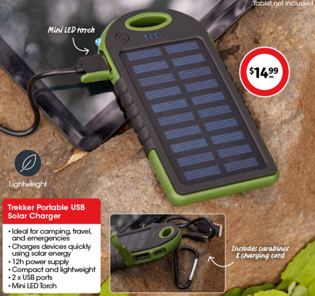 coles portable charger