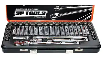 Toolmart Sp tools 50 pce 3/8in dr 6 & 12pt socket set metric/ af offer
