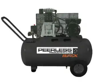 Toolmart Peerless black electric belt drive 2.5hp compressor offer