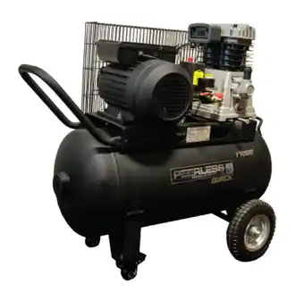 Toolmart Peerless black 3hp electric belt drive compressor offer