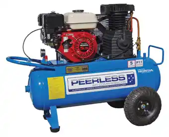 Toolmart Peerless p17 petrol belt drive compressor 6.5hp offer