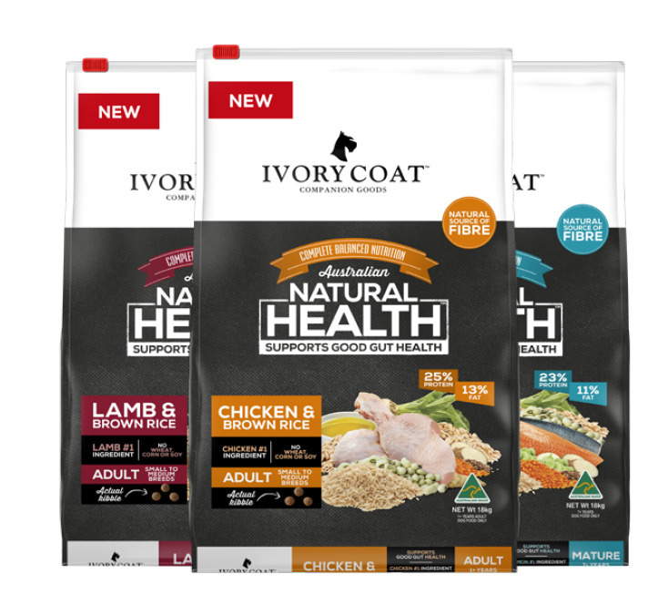 Ivory coat wholegrains 18kg varieties offer at Just For Pets