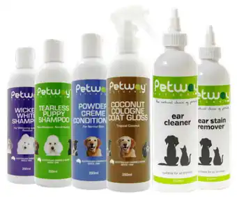 Petway petcare grooming range