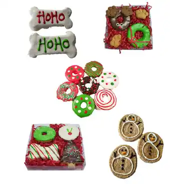 Huds and tokes christmas dog treats