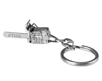 STIHL Metal chainsaw keyring offer