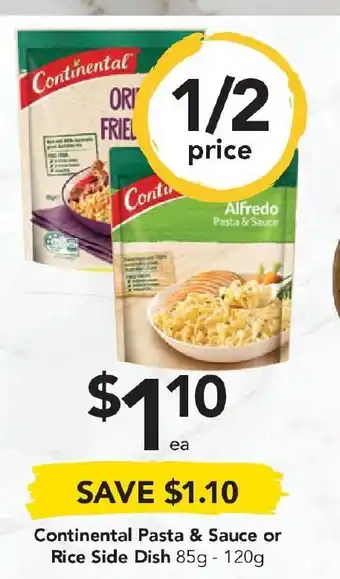 Drakes Continental Pasta & Sauce or Rice Dish 85g-120g offer
