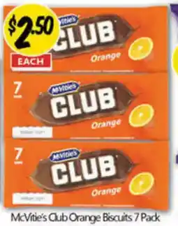NQR McVitie's Club Orange Biscuits offer