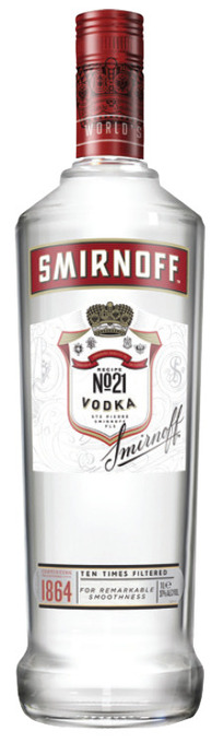 The Bottle O Smirnoff vodka red 1 litre offer