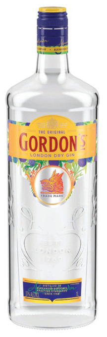 The Bottle O Gordon’s london dry gin 1 litre offer