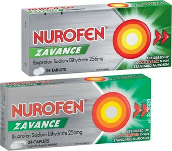 IGA Nurofen Zavance Caplets or Tablets 24 Pack** offer
