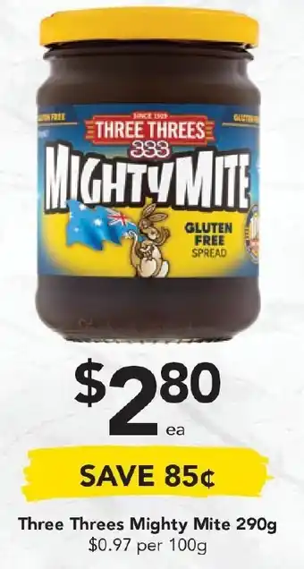Three Threes Mighty Mite 290g
